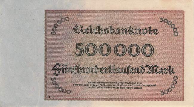 500000 Mark 1923 ro.87g Z